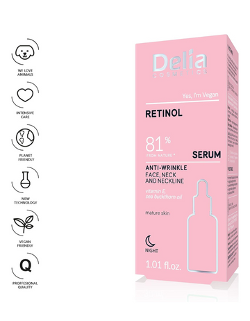 Delia Therapy Retinol Face Serum 30ml - Reveal Radiant Skin